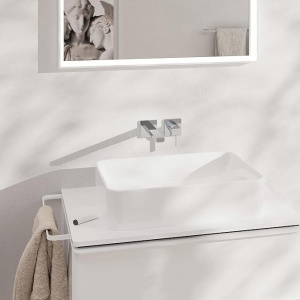 Смеситель для раковины Hansgrohe Tecturis E скрытый с изливом 22,5 см 73051000 хром