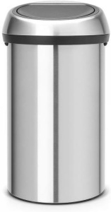 Мусорное ведро Brabantia Touch Bin 484506, 60 л, сталь