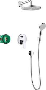 Душевая стойка Hansgrohe Crometta S 27958000 240мм 1jet