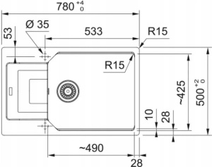 Кухонная раковина Franke Urban UBG 611-78 XL 114.0687.279, капучино