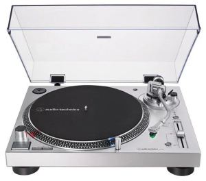 Виниловый проигрыватель Audio-Technica AT-LP120XUSB, серебристый
