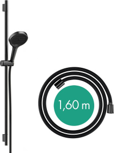 Душевой набор Hansgrohe Rainfinity 130 3Jet Ecosmartчерный 28744670, черный