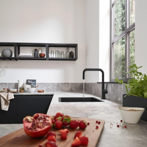 Смеситель для кухни Hansgrohe Talis U 220 Матовый черный (72806670)