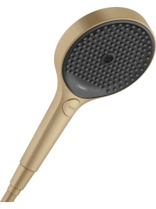 Душевой комплект Hansgrohe Rainfinity S 130 28746140 EcoSmart 3jet, шлифованная бронза