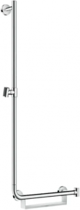 Душевая штанга Hansgrohe Unica Comfort 1,10м левая 26403400, белый/хром