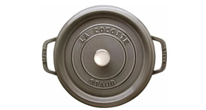 Чугунная кастрюля Staub Cocotte 30 см, графитовая (405098620)