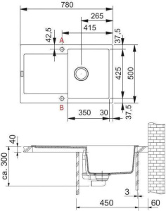 Кухонная раковина Franke Maris MRG 611 114.0198.353, капучино
