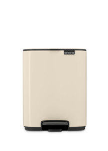 Мусорное ведро с педалью Brabantia Bo 238024, 12 л, бежевое