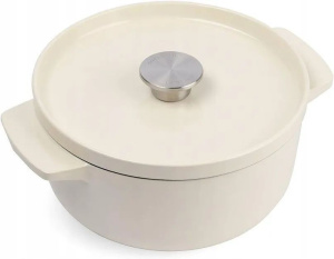 Чугунный горшок KitchenAid 3,3 л бежевый