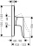 Смеситель для душа Hansgrohe Metris 31456000, хром