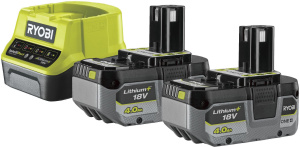 Комплект аккумуляторов и зарядного устройства RYOBI RC18120-240X
