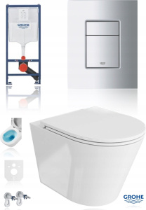 Комплект для установки унитаза Grohe со скрытой рамой и чашей Whirlpool