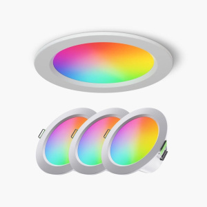 Комплект встраиваемых светильников Nanoleaf N7504D02-4W3 Essentials Smart Downlight, 4 шт.
