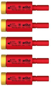Набор динамометрических адаптеров Wiha Easytorque Electric 5шт (41479)