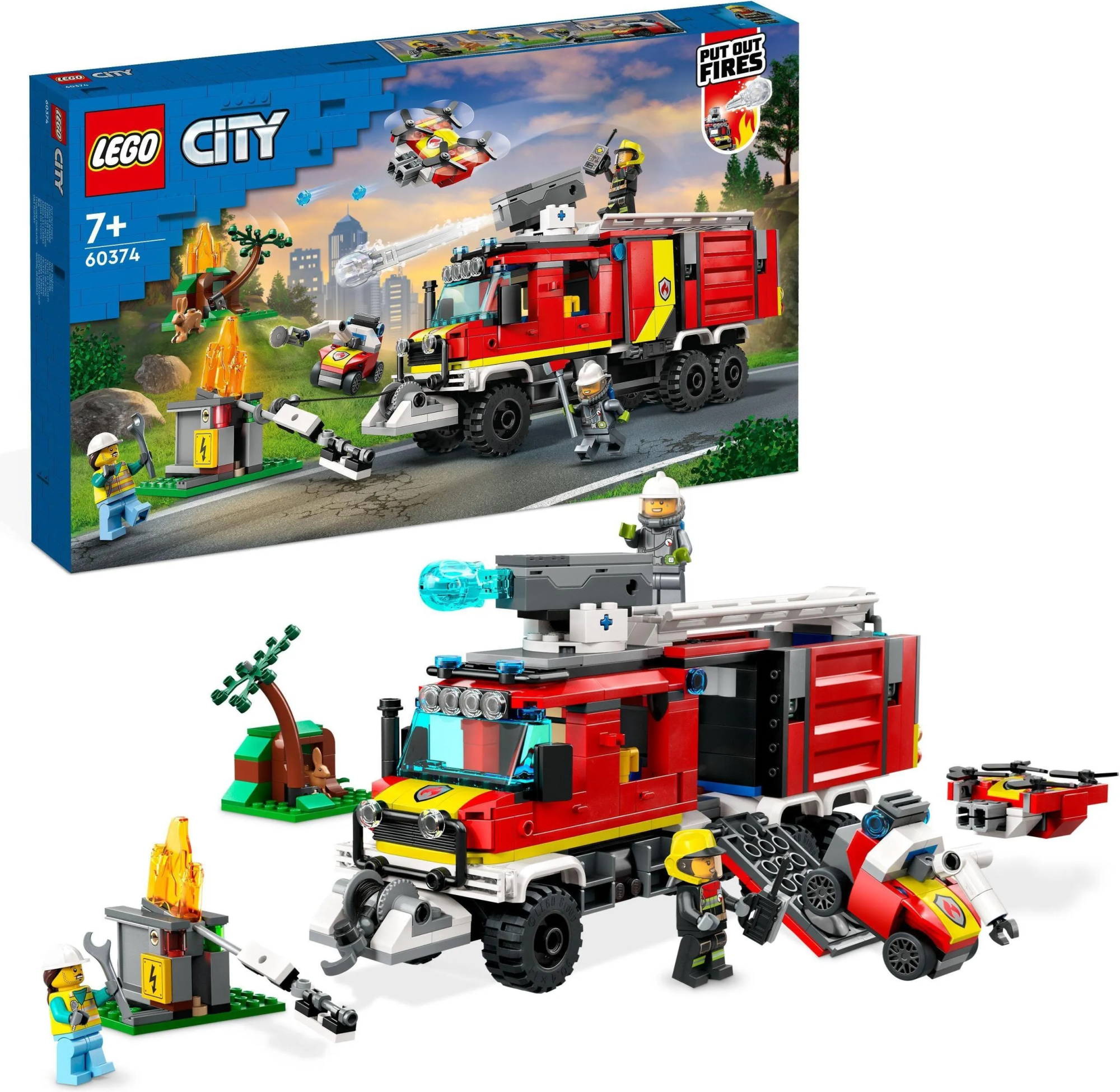 Конструктор LEGO City 60374 Вездеход пожарной службы