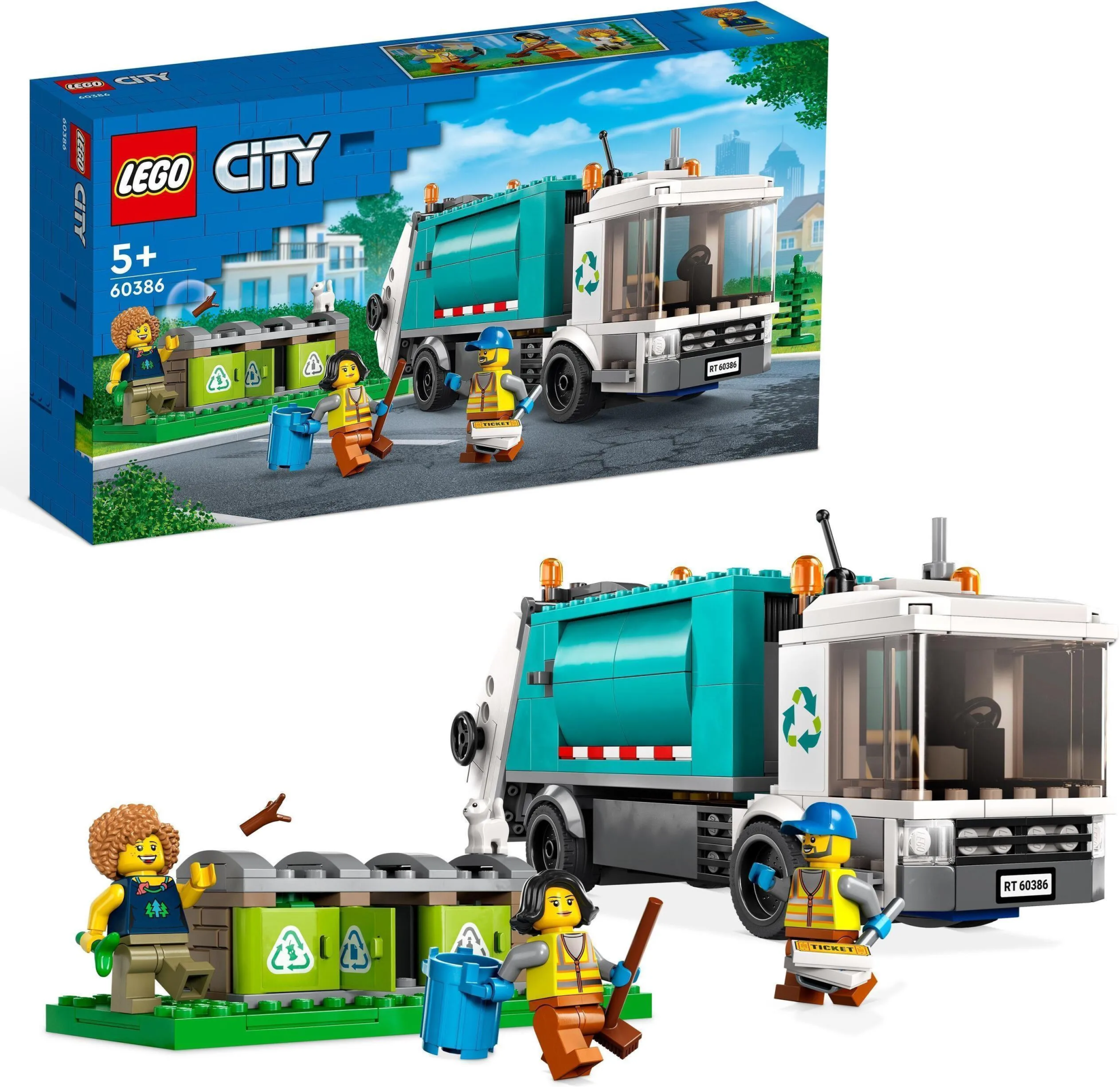 LEGO City 60386 Мусоровоз для переработки