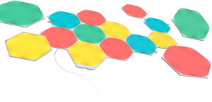 Светодиодная панель nanoleaf Shapes Hexagon Starter Kit (15 панелей) (NL42-6002HX-15PK)