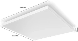 Потолочная лампа Philips Hue Datura квадратная 929003736301