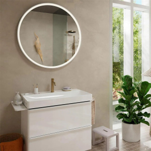 Смеситель для раковины однорычажный Hansgrohe Tecturis S 110 73311140 Матовая бронза