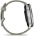 Смарт-часы Garmin Venu 4 45 mm Silver серебристый с серебристым серым силиконовым ремешком