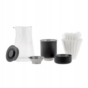 Набор для кофеварки FELLOW Stagg XF Pour Over Set, черная, 0,6 л, из нержавеющей стали, с графином и фильтрами (852212007175)