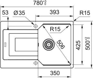 Кухонная раковина Franke Urban UBG 611-78 114.0687.269, бежевый