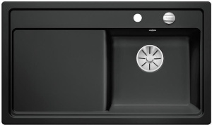 Кухонная мойка Blanco Zenar 45S Infino Keramikplus, правая 524163, черный