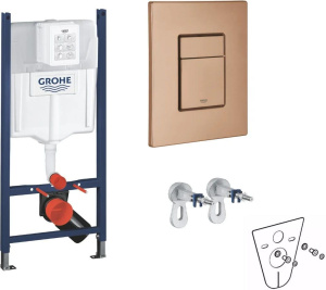 Инсталляция для унитаза Grohe Rapid SL 38840000+3855800M+38732DL0