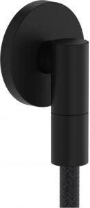 Подключение шланга Hansgrohe FixFit Fine S, черный матовый 28882670