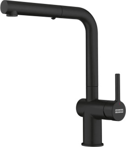 Кухонный кран Franke Active L pull out spray 115.0653.382, черный матовый