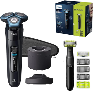 Комплект для бритья с OneBlade Philips series 7000 S7783/78, QP2530, черный