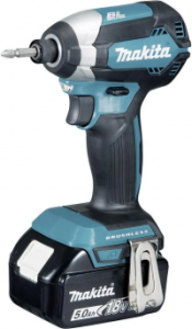 Аккумуляторный ударный шуруповёрт Makita DTD153RTJ 18 В, 2×5,0 А·ч АКБ, ЗУ, кейс Makpac