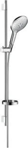 Душевой набор со штангой Hansgrohe Raindance Select 150 / Unica S Puro 0,90м 27803400, белый/хром