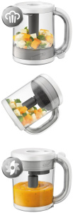 Блендер-пароварка 4-в-1 Philips AVENT SCF883/01, белый