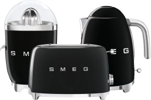 Набор тостер+чайник+соковыжималка Smeg TSF01BLEU