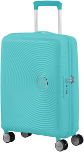 American Tourister Soundbox - Spinner S 55 см, 35,5/41 л, бирюзовый