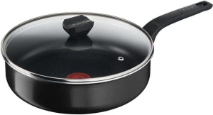 Глубокая сковорода Tefal Simply Clean B5673253 24см с крышкой