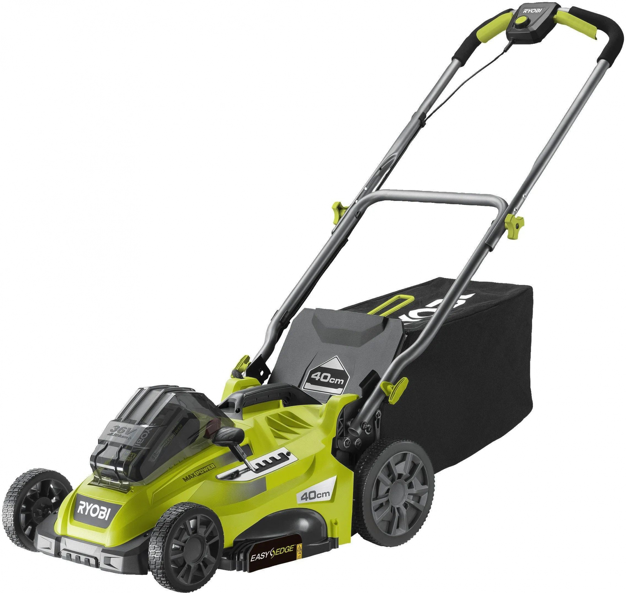 Аккумуляторная газонокосилка RYOBI RLM36X41H50G 5133005462 с АКБ и ЗУ