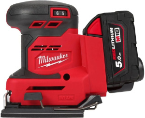Орбитальная шлифмашина Milwaukee M18 BQSS-502B 125 мм 1х5.0 Ah и ЗУ 4933479967