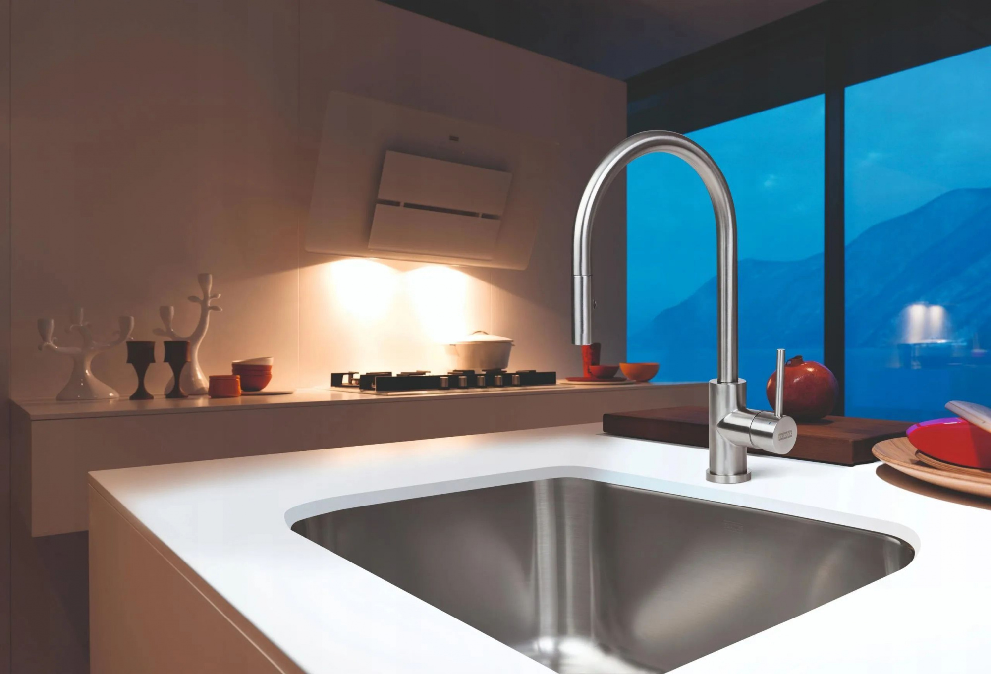 Кухонный кран Franke Eos Neo pull-out spray 115.0590.045, нержавеющая сталь