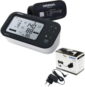 Тонометр OMRON M7 Intelli IT AFib HEM-7380T1-EBK (с адаптером питания)