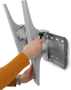 Наклонное настенное крепление для монитора XL Ergotron TM Tilting Wall Mount XL (61-142-003) серебристый