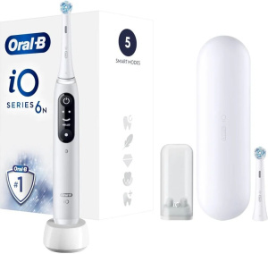 Электрическая зубная щетка Oral-B iO Series 6 White Alabaster