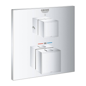 Термостатический смеситель для душа Grohe Grohtherm Cube 24154000, хром