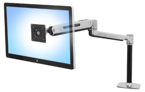 Ergotron 45-360-026 LX Sit-Stand Desk Mount LCD Arm кронштейн настольный до 42"
