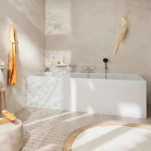 Смеситель для ванной Hansgrohe Tecturis S 73422000 Хром