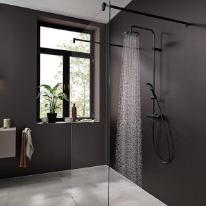 Душевой набор Hansgrohe Vernis Blend 1jet EcoSmart 26089670, матовый черный