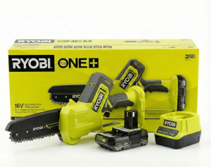 Аккумуляторная мини-пила для обрезки веток RYOBI RY18PS15A-120 с АКБ и ЗУ