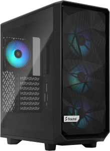 Компьютерный корпус Fractal Design Meshify 2 Compact RGB TG Light Tint FD-C-MES2C-06, черный