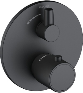 Смеситель для душа Kludi Zenta SL 388853945, скрытого монтажа, матовый черный
